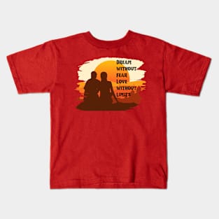 couple t-shirt Kids T-Shirt